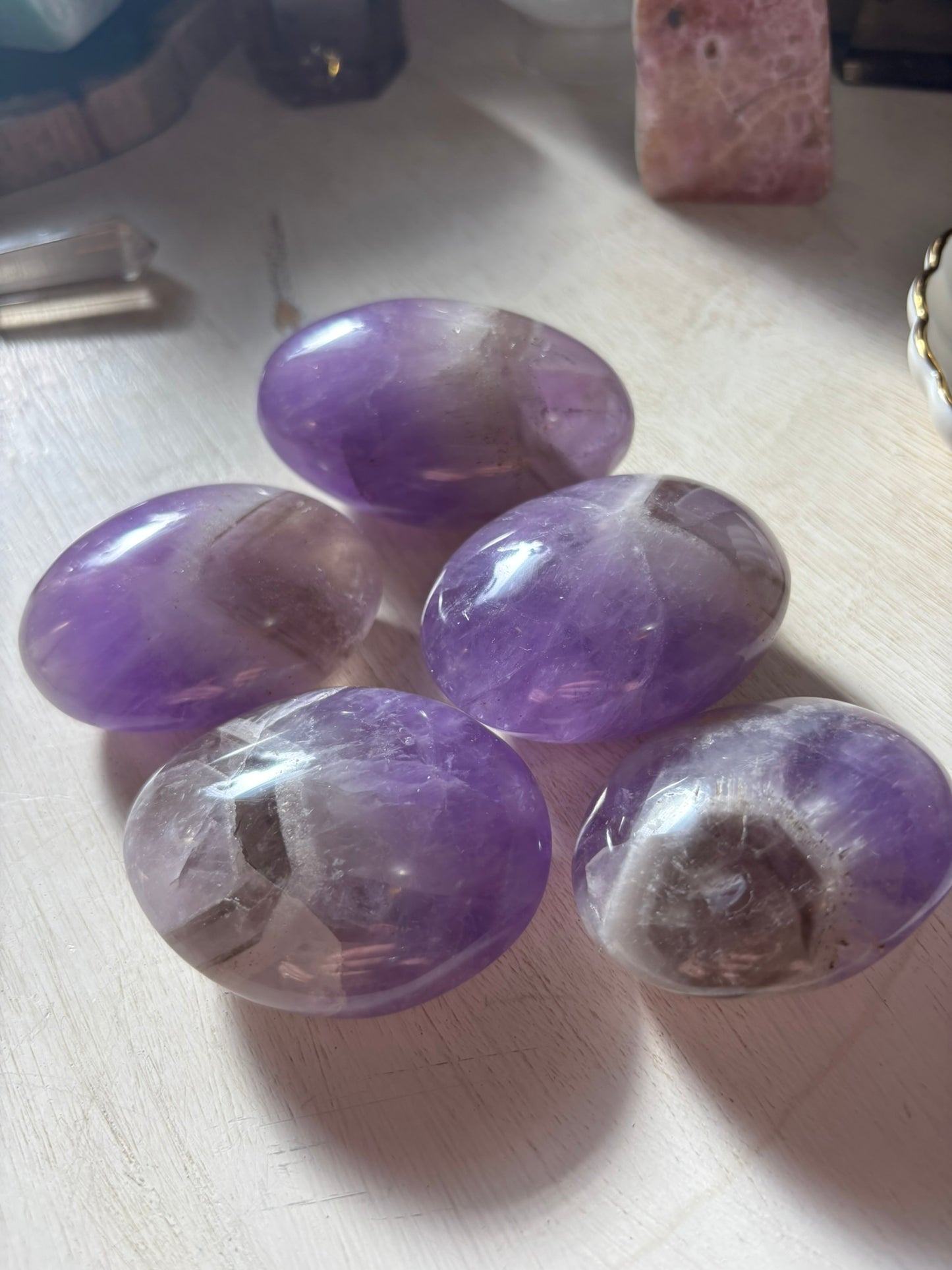 Dream Amethyst - Palm Stone | Madagascar