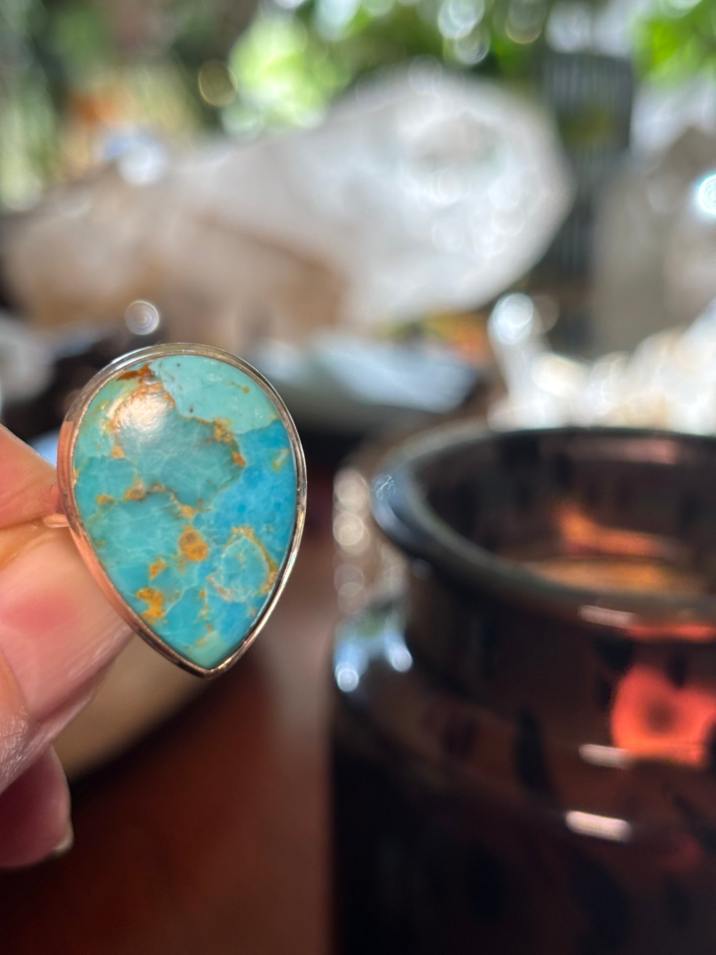 Turquoise Ring size 9