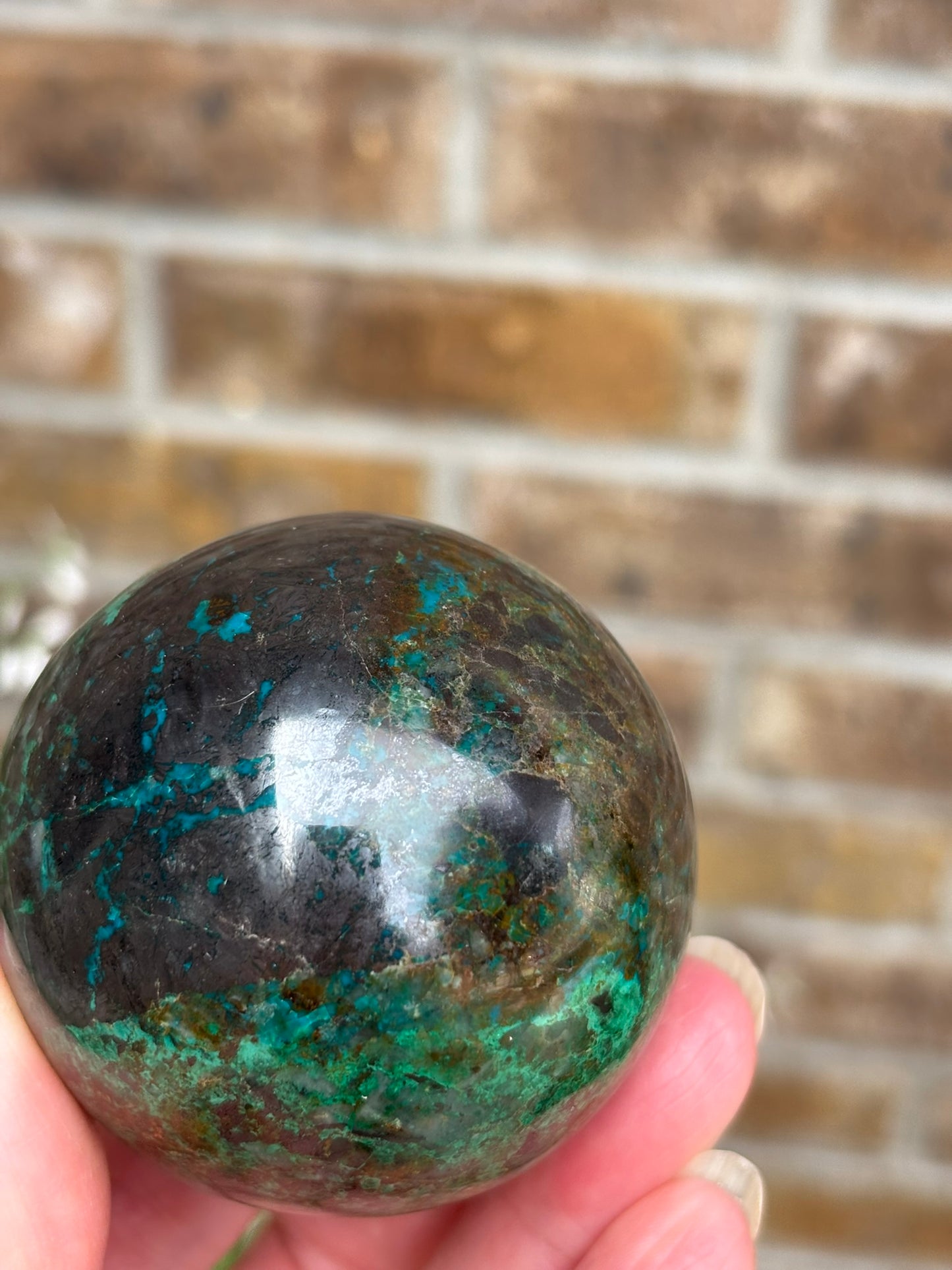 Chrysocolla Sphere