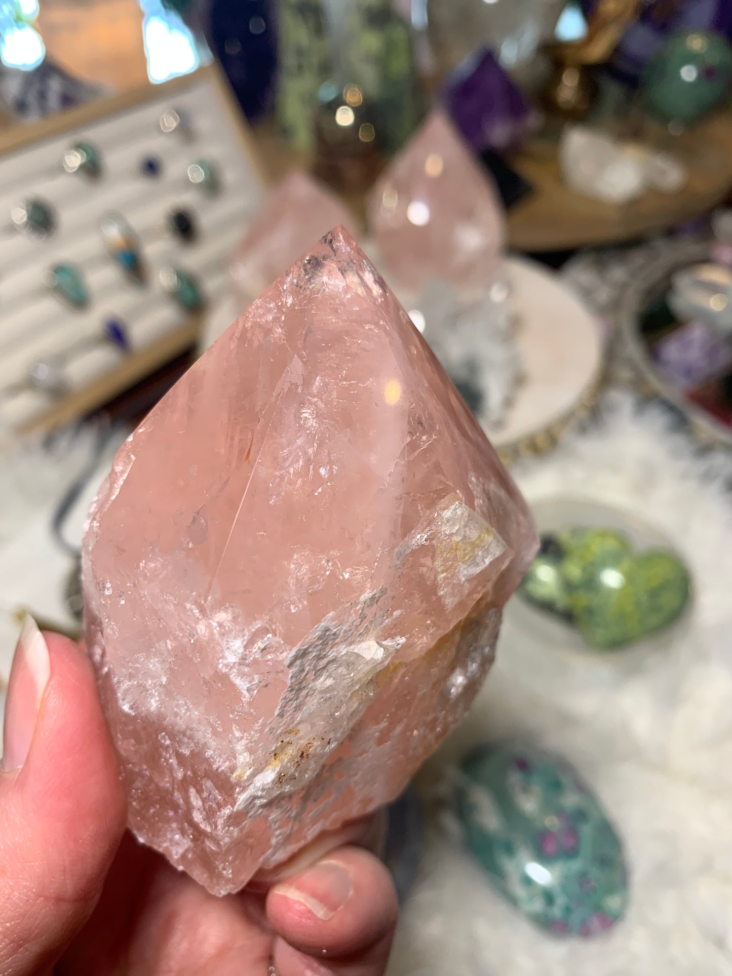 Rose Quartz Point - Brazil