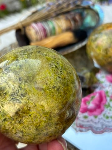 Green Opal sphere