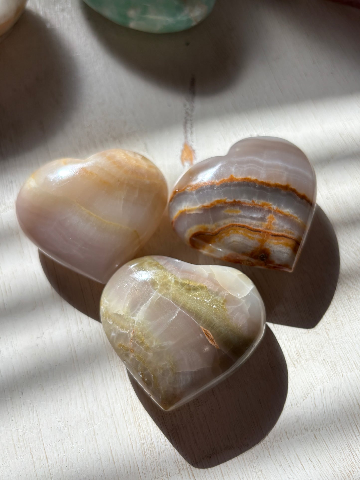 Watermelon Calcite - Heart | Pakistan