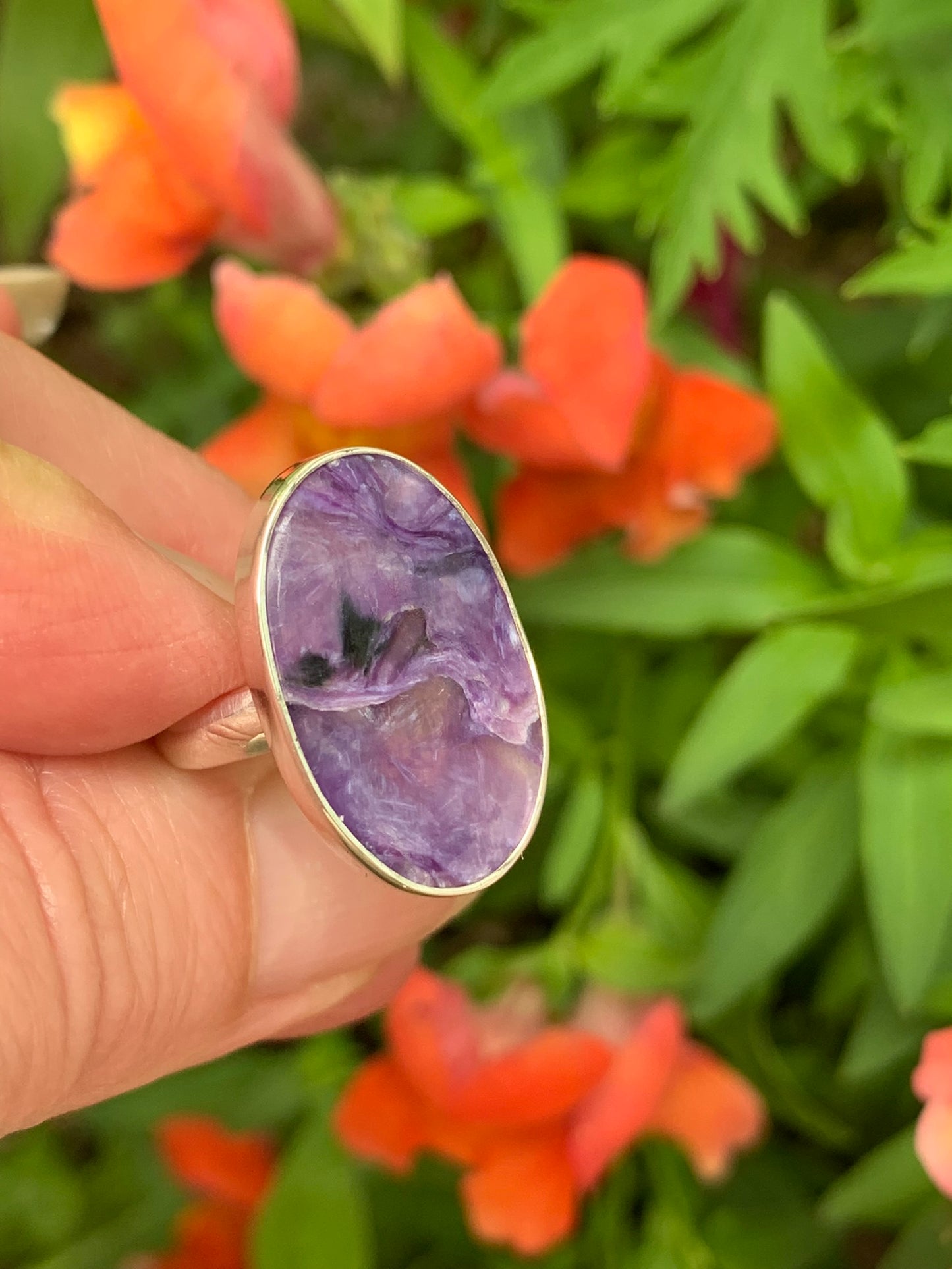 Charoite Ring size 5