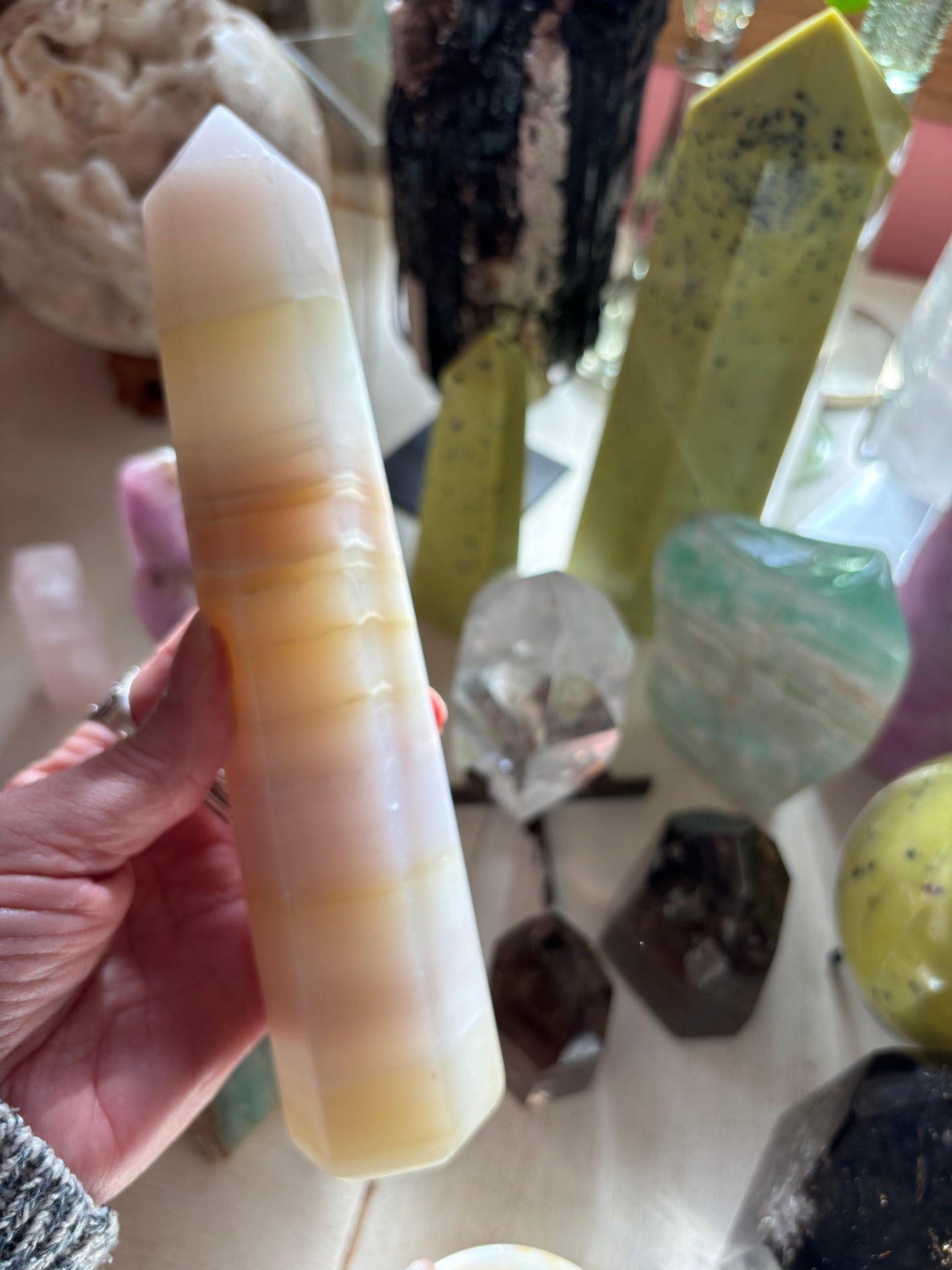 Watermelon Calcite - Generator - Pakistan