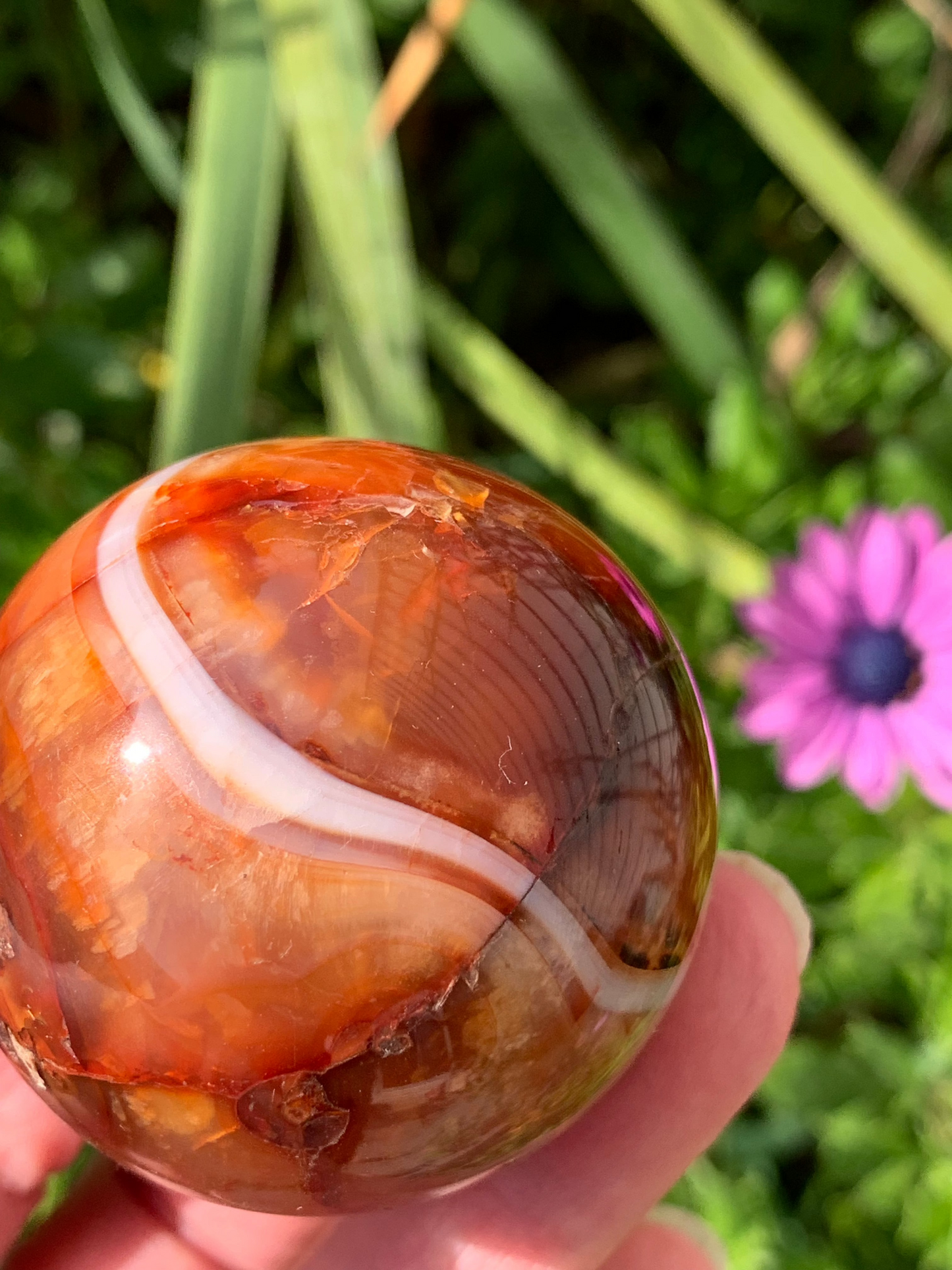 Carnelian Sphere - Madagascar