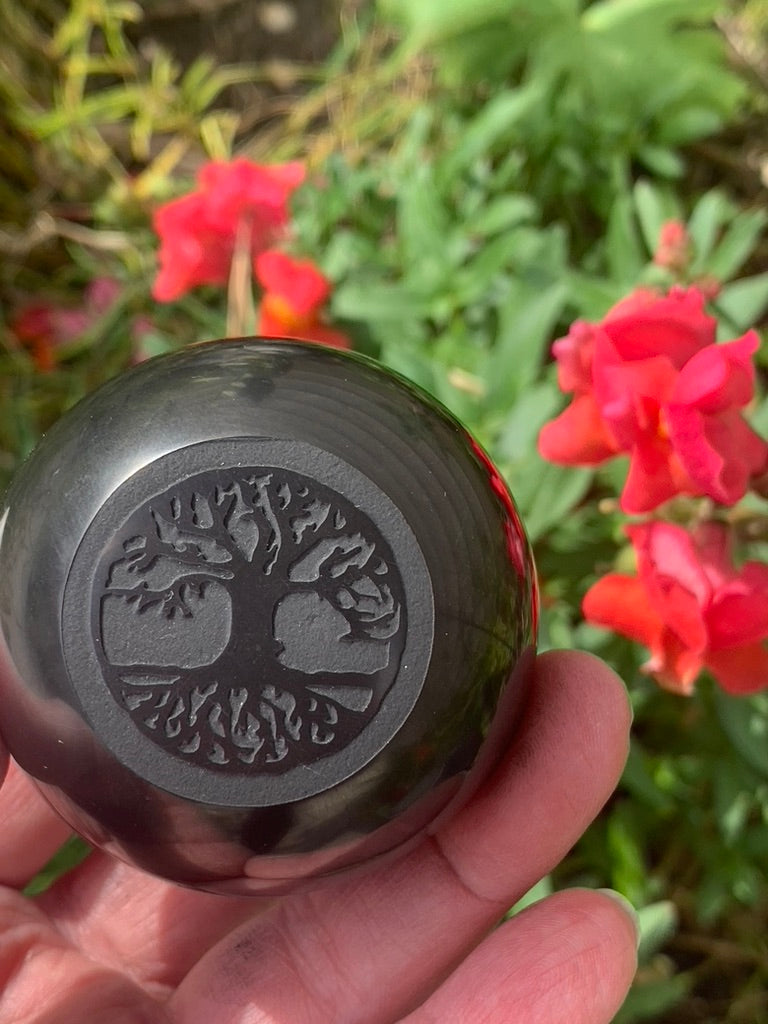 Shungite Sphere with Stand - Russia