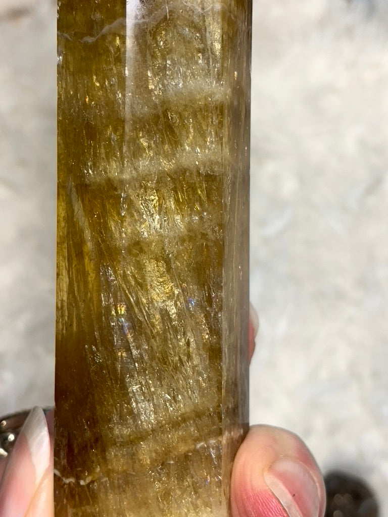 Yellow Fluorite tower