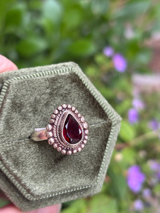 Garnet Ring size 6