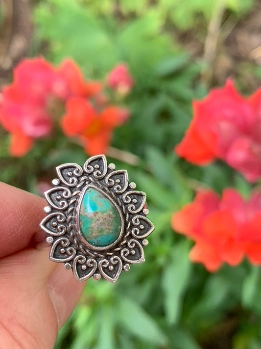 Turquoise Ring size 8