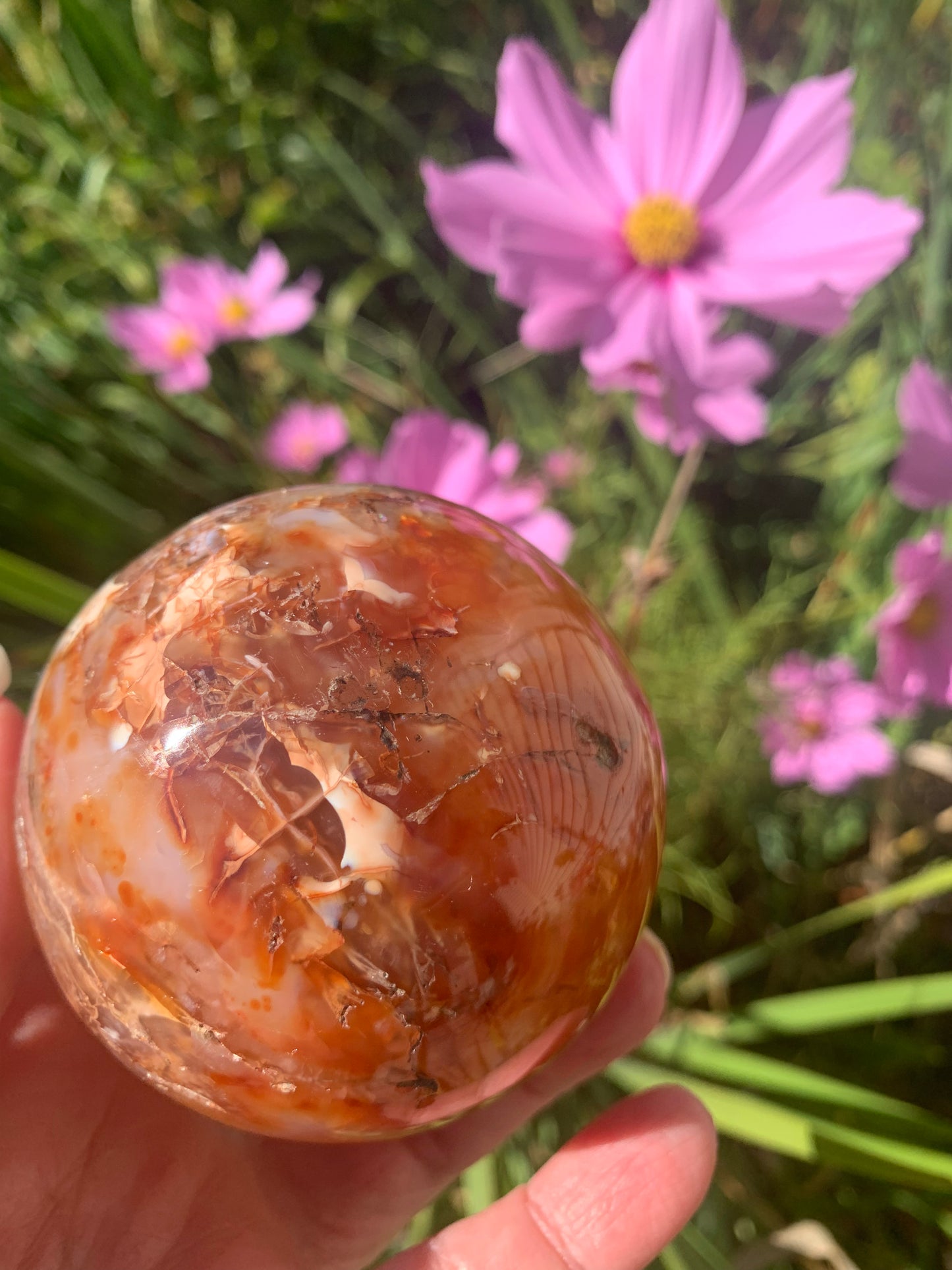 Carnelian Sphere - Madagascar