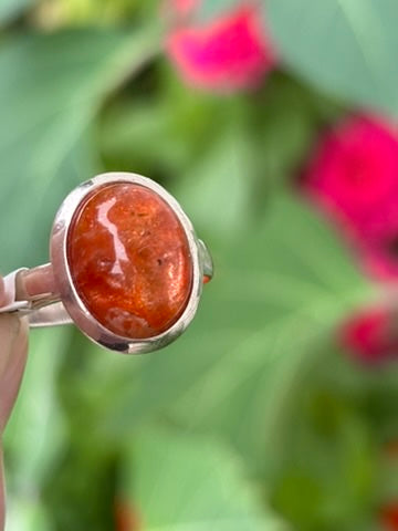 Sunstone Ring Size 8