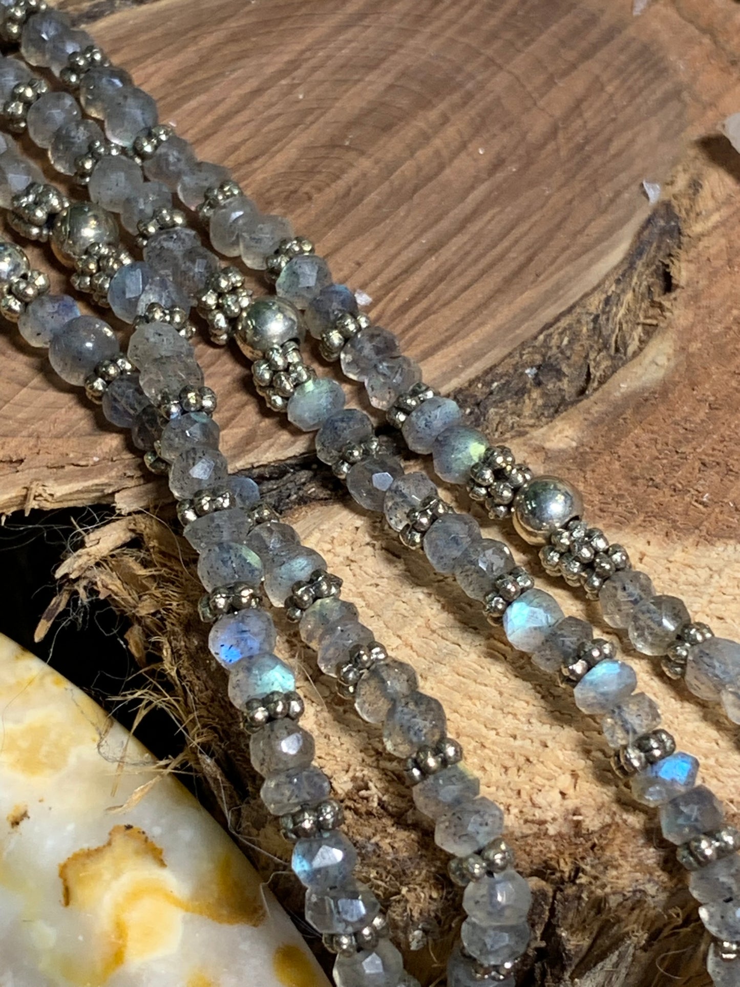 Labradorite beaded necklace - PENDANT NOT INCLUDED