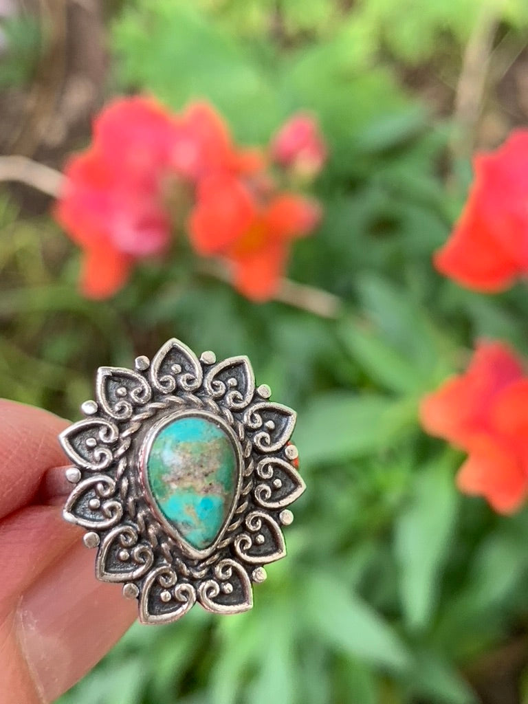 Turquoise Ring size 8