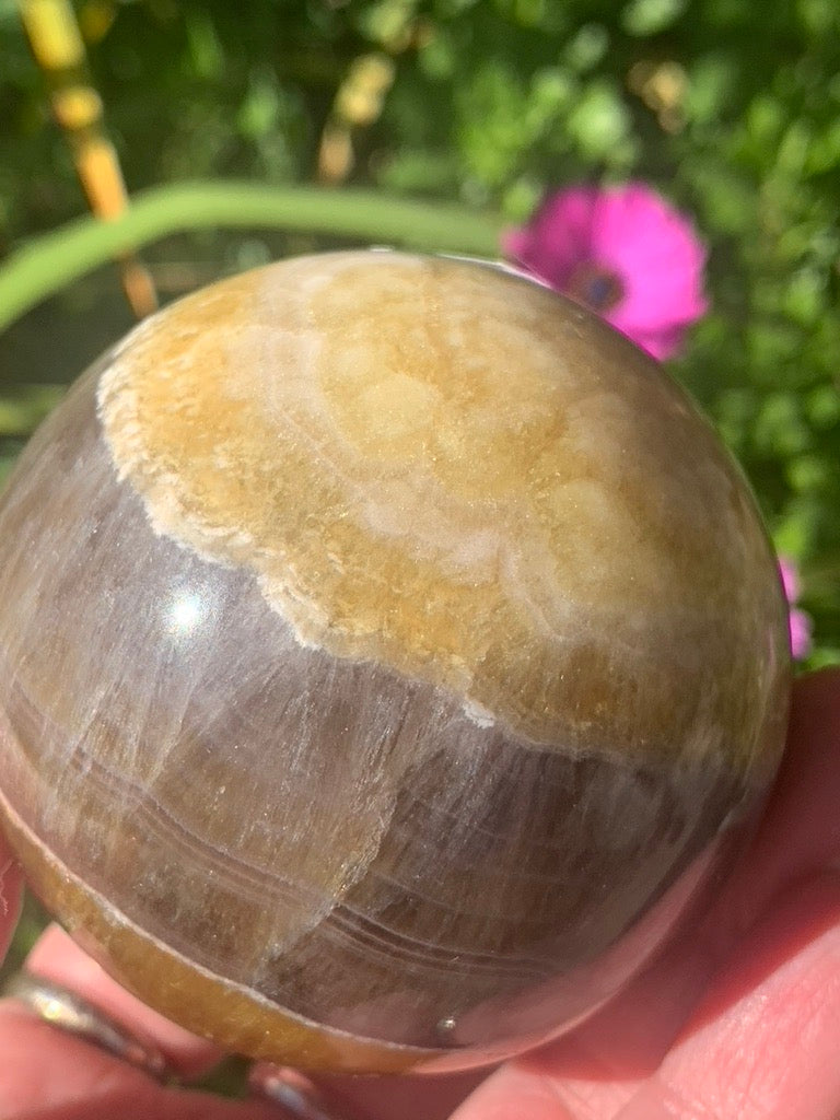 Yellow Fluorite Sphere