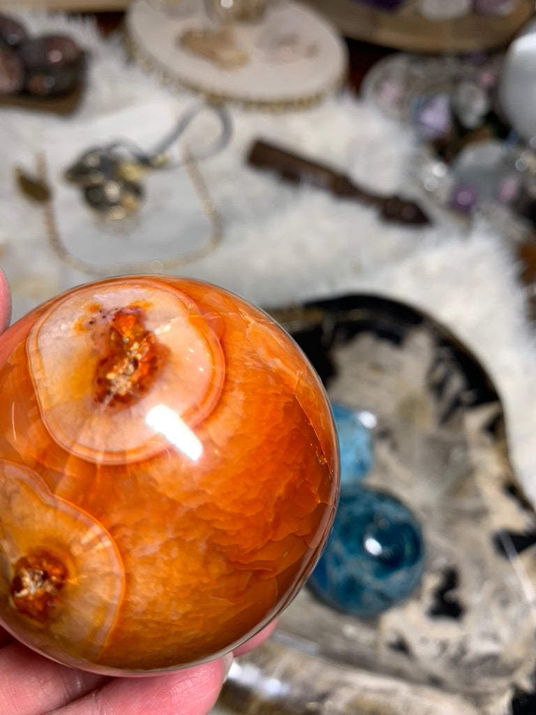 Carnelian Sphere - Madagascar