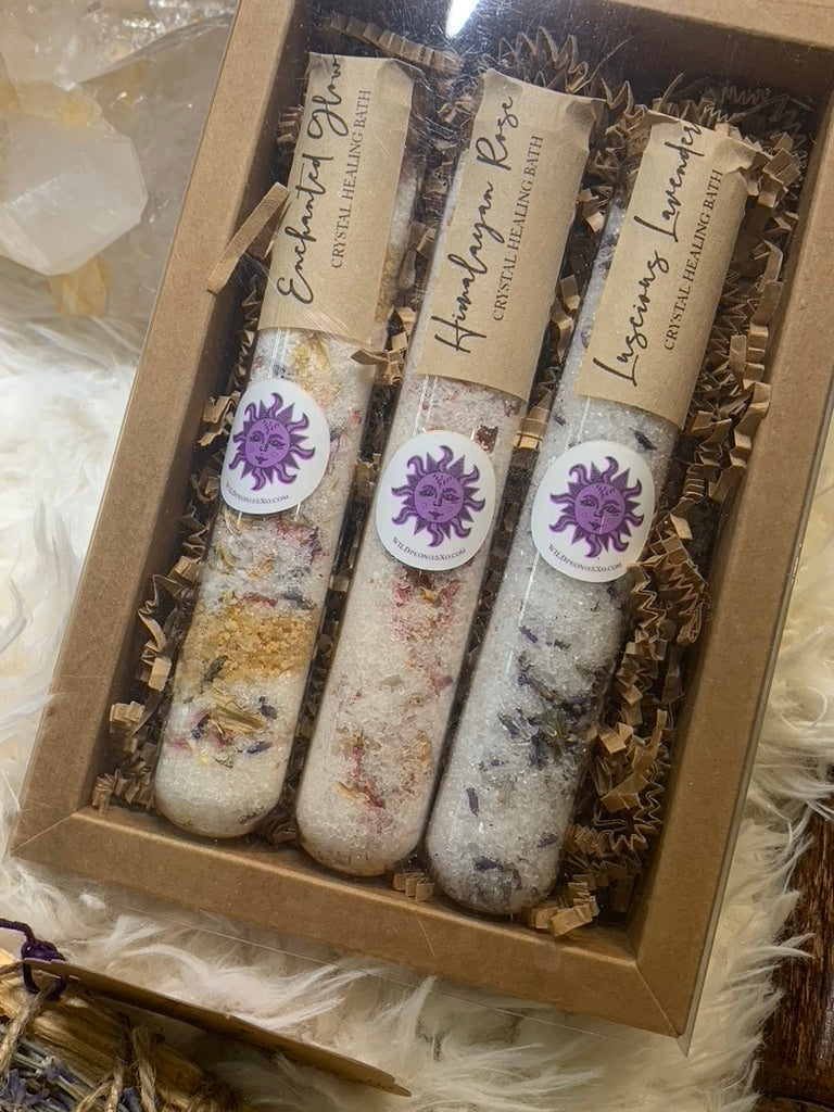 Set of Three Enchanted Bath Salts 🌞