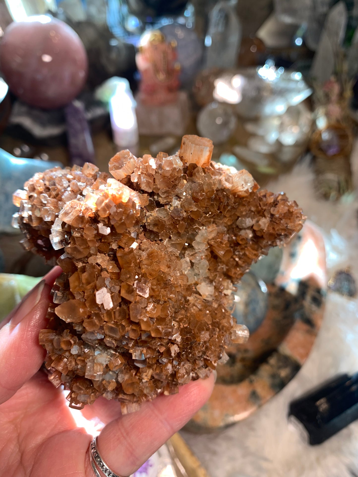 Medium Star Aragonite Cluster