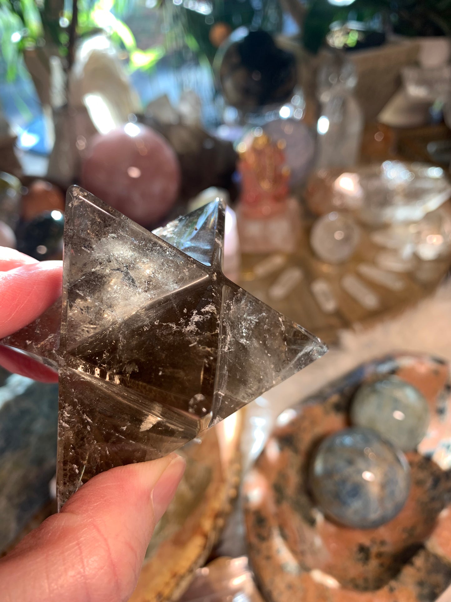 Smokey Quartz Merkaba - Brazil