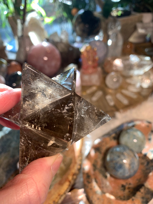 Smokey Quartz Merkaba - Brazil