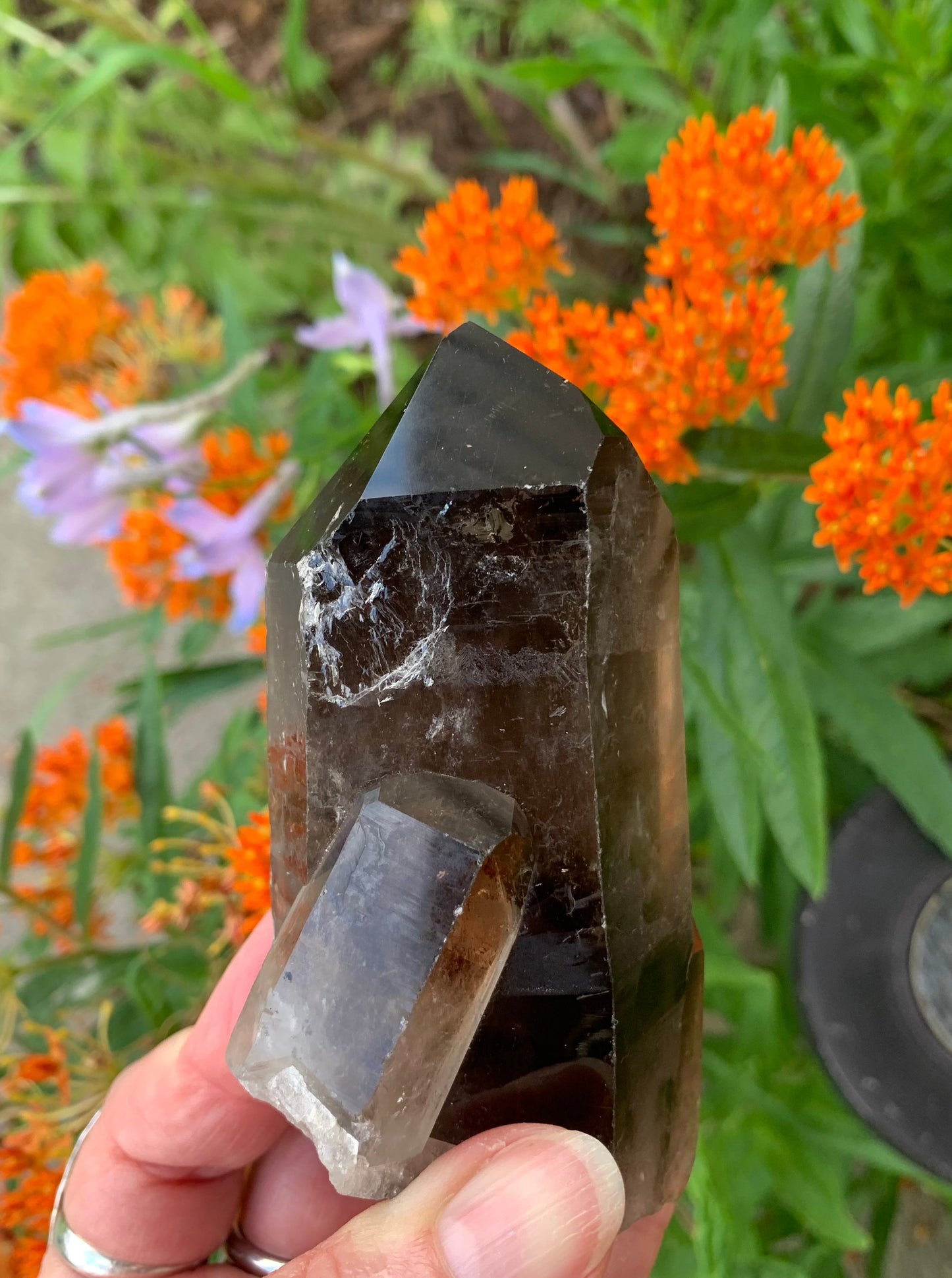 Smokey Quartz Cluster - Brazil