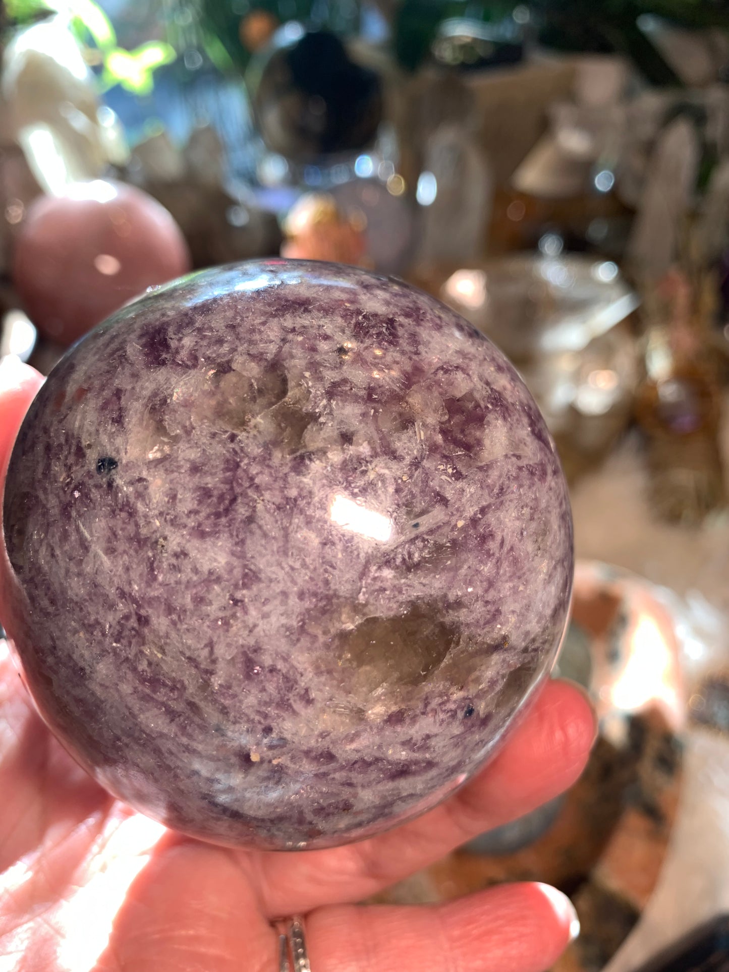 Pegmatite - Unicorn Stone Sphere - Madagascar