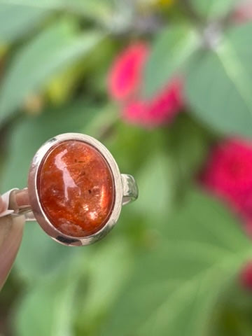 Sunstone Ring Size 8