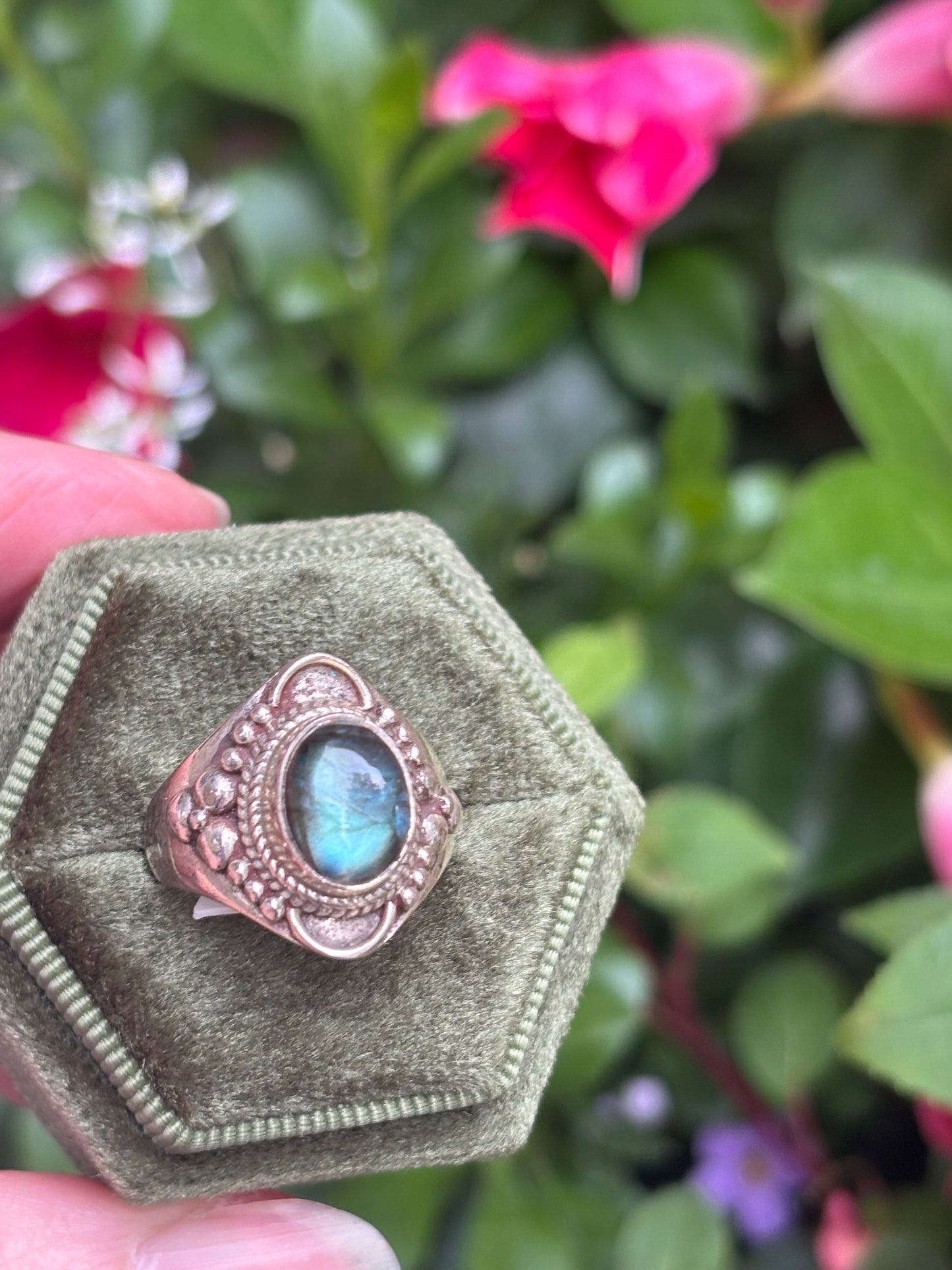 Labradorite ring Size 7