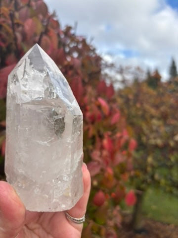Lemurian Quartz Point - Rainbows