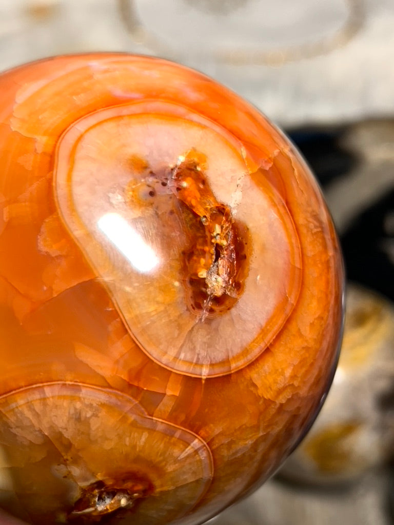 Carnelian Sphere - Madagascar