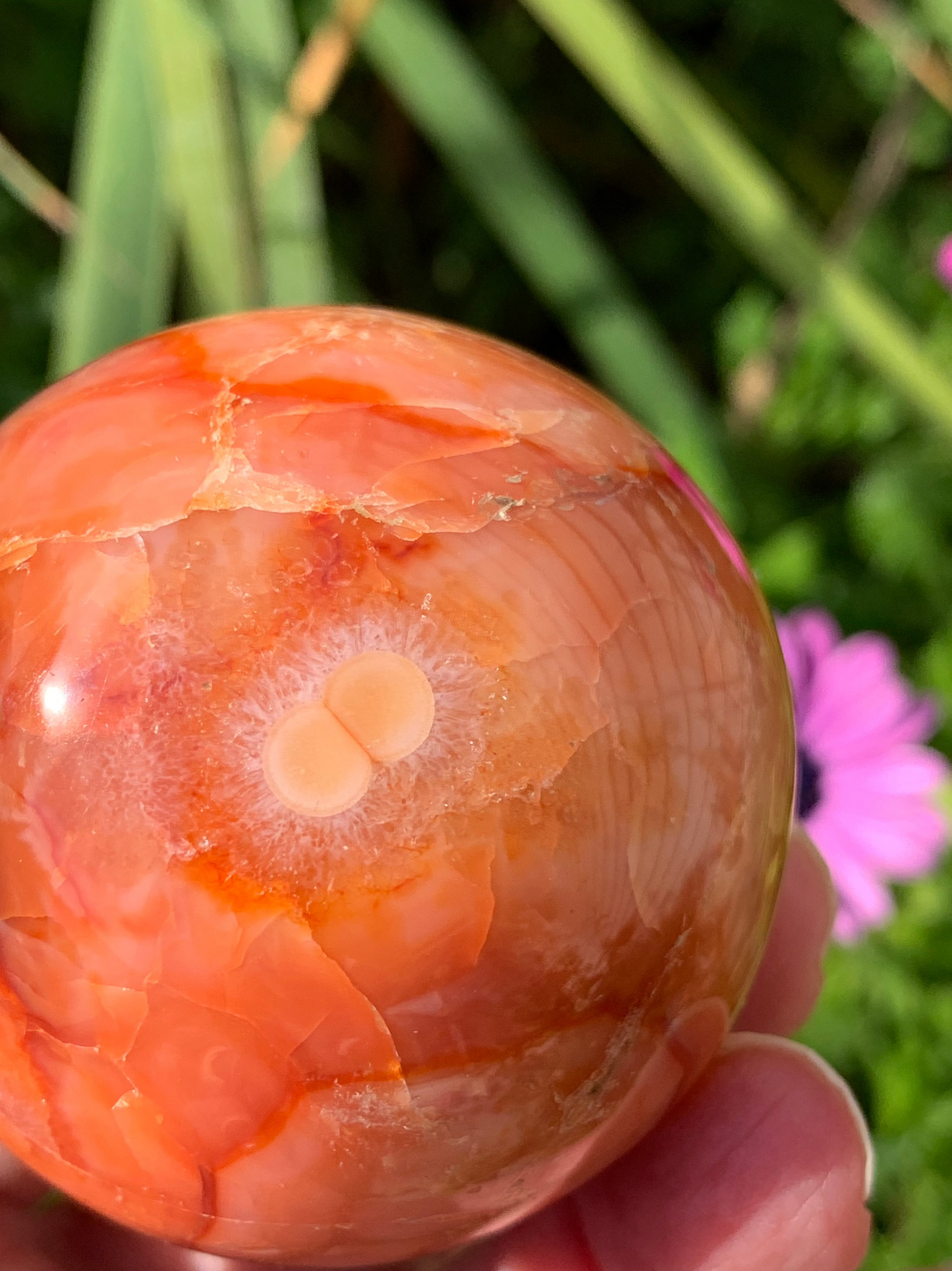 Carnelian Sphere - Madagascar