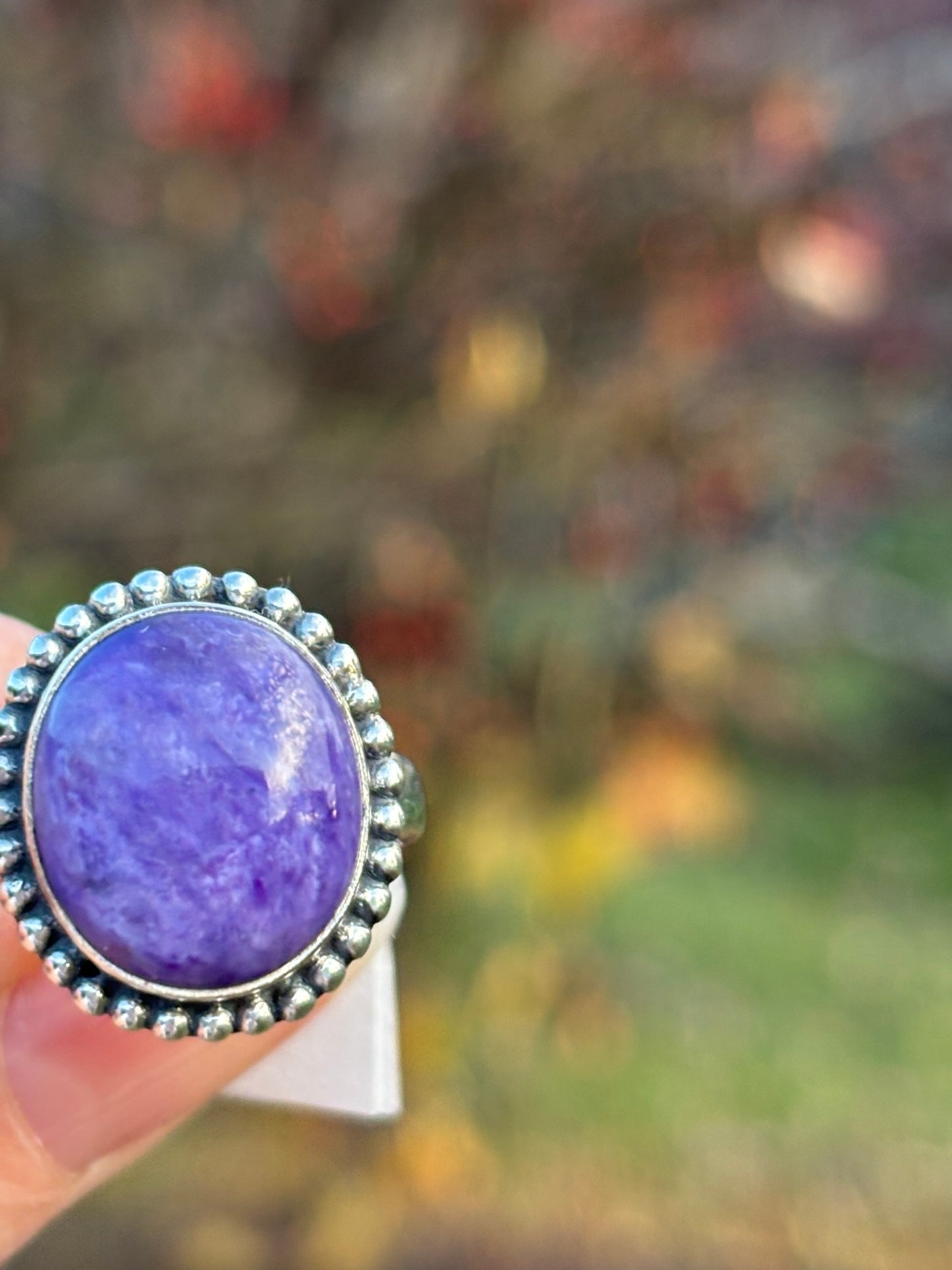 Charoite Ring size 8