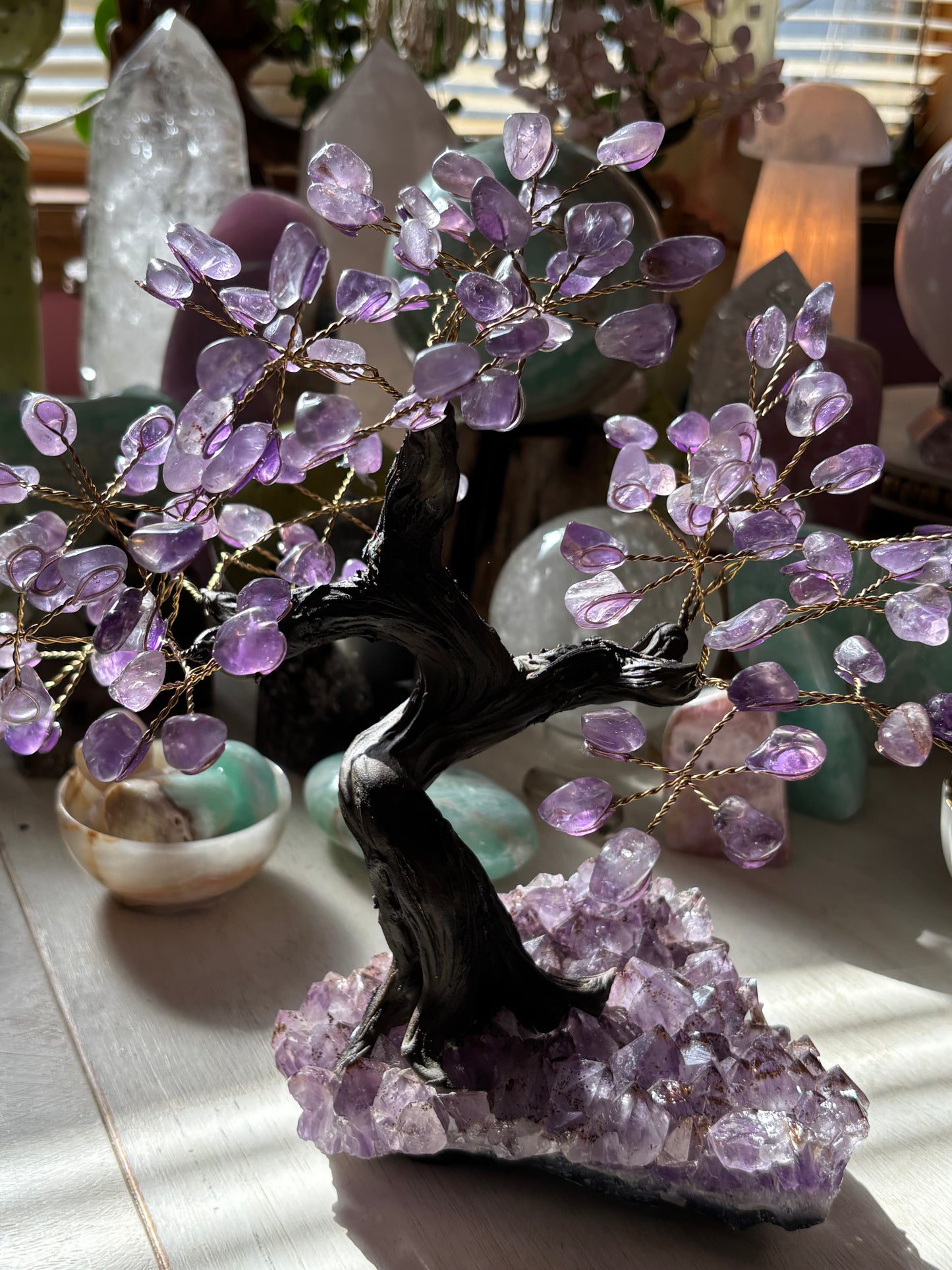 Amethyst Tree on Cluster - Medium - Brazil