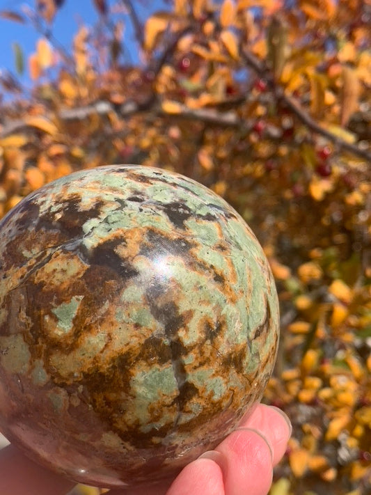 Chrysoprase Sphere