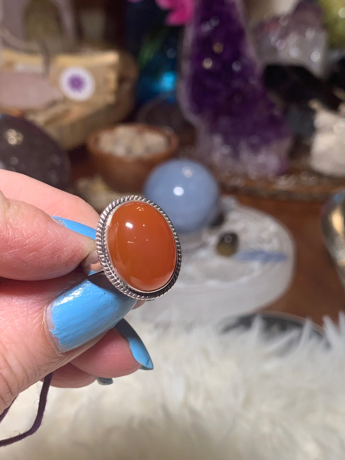 Carnelian Ring size 6