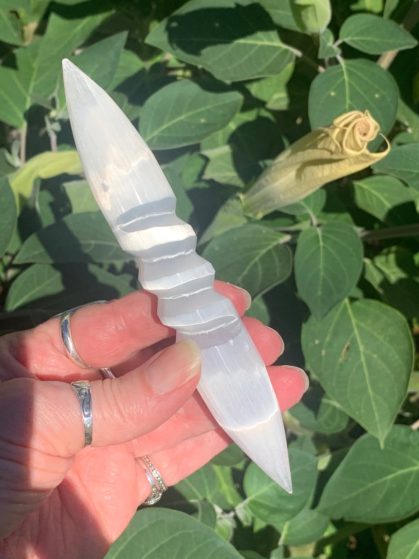 Selenite DT Double Terminated Wand