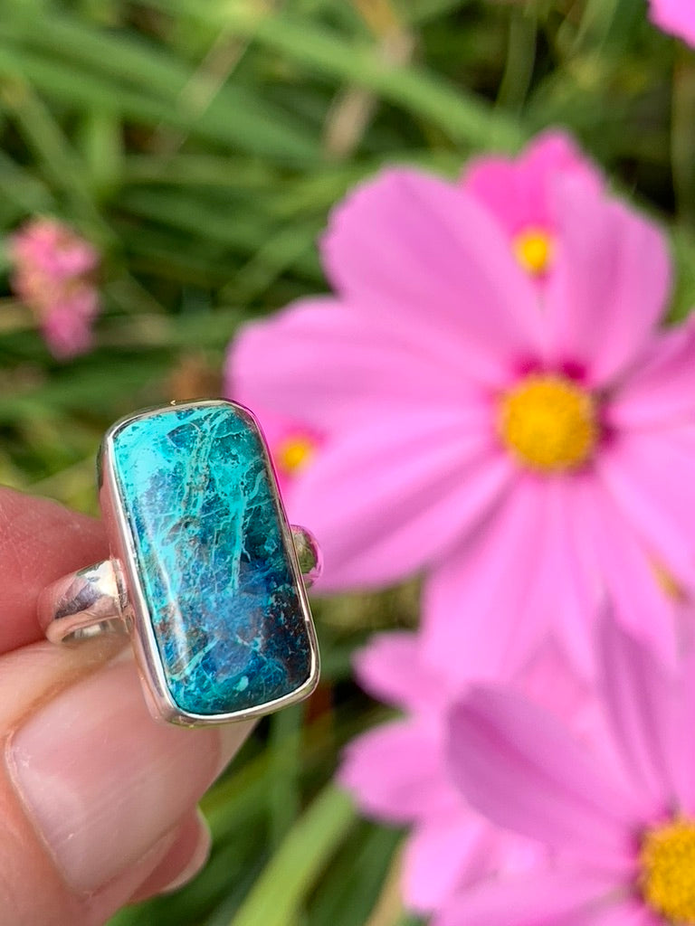 Shattuckite Ring size 5.5