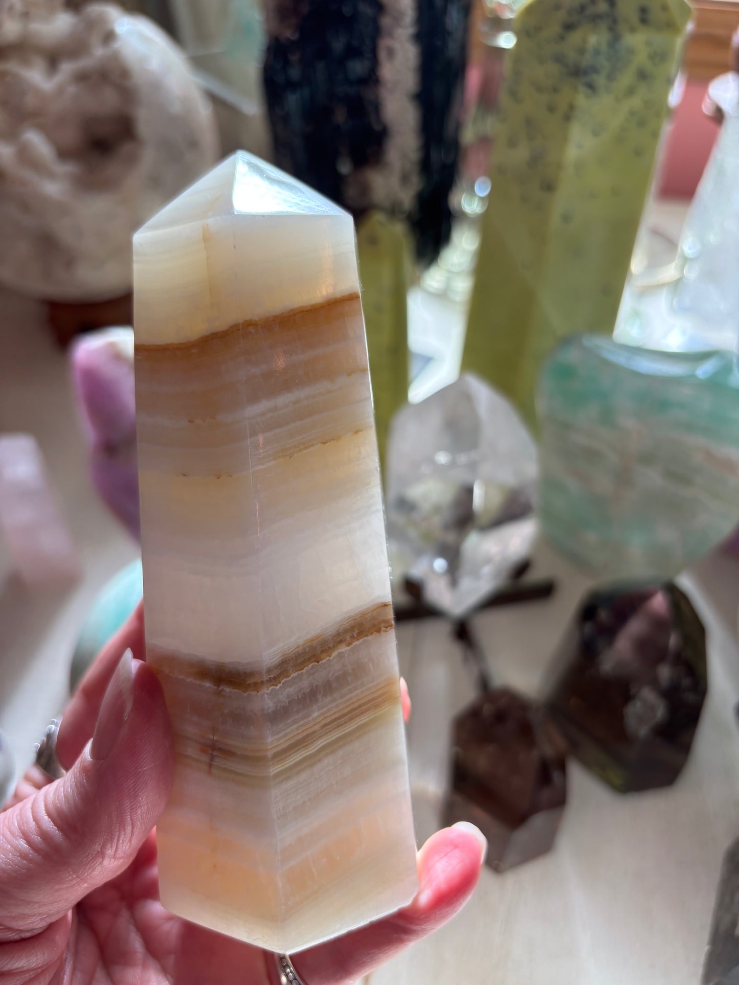 Watermelon Calcite - Generator - Pakistan