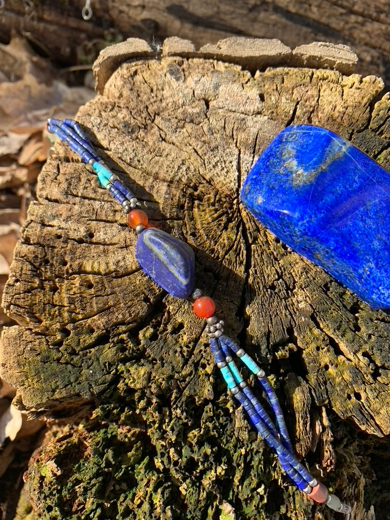 Lapis Lazuli and Turquoise bracelet - Afghanistan