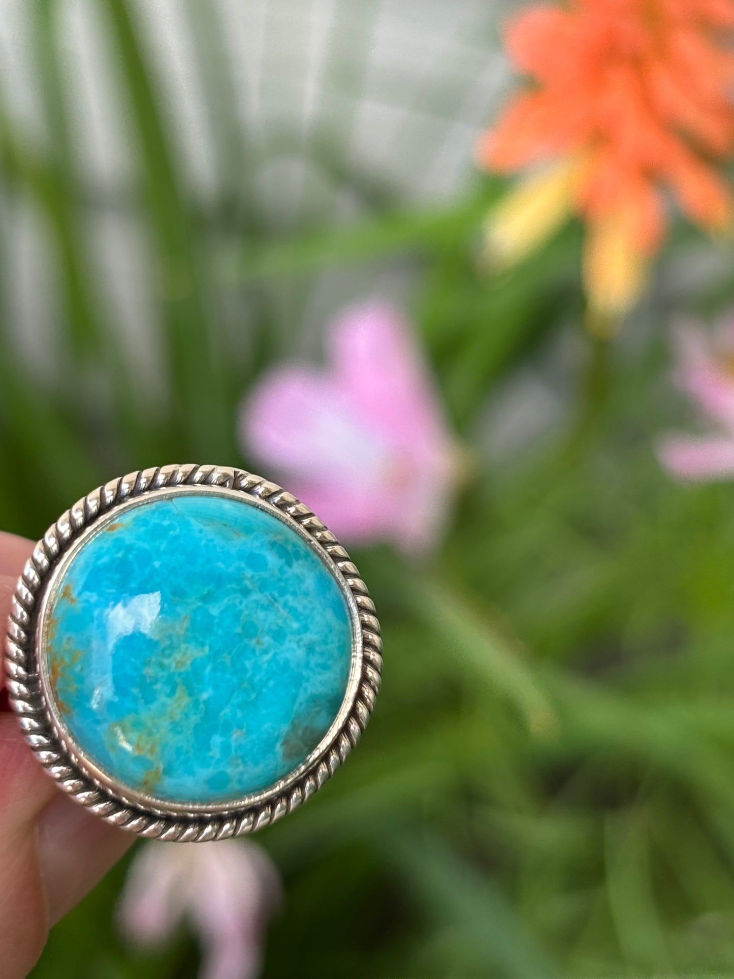 Turquoise Ring size 8