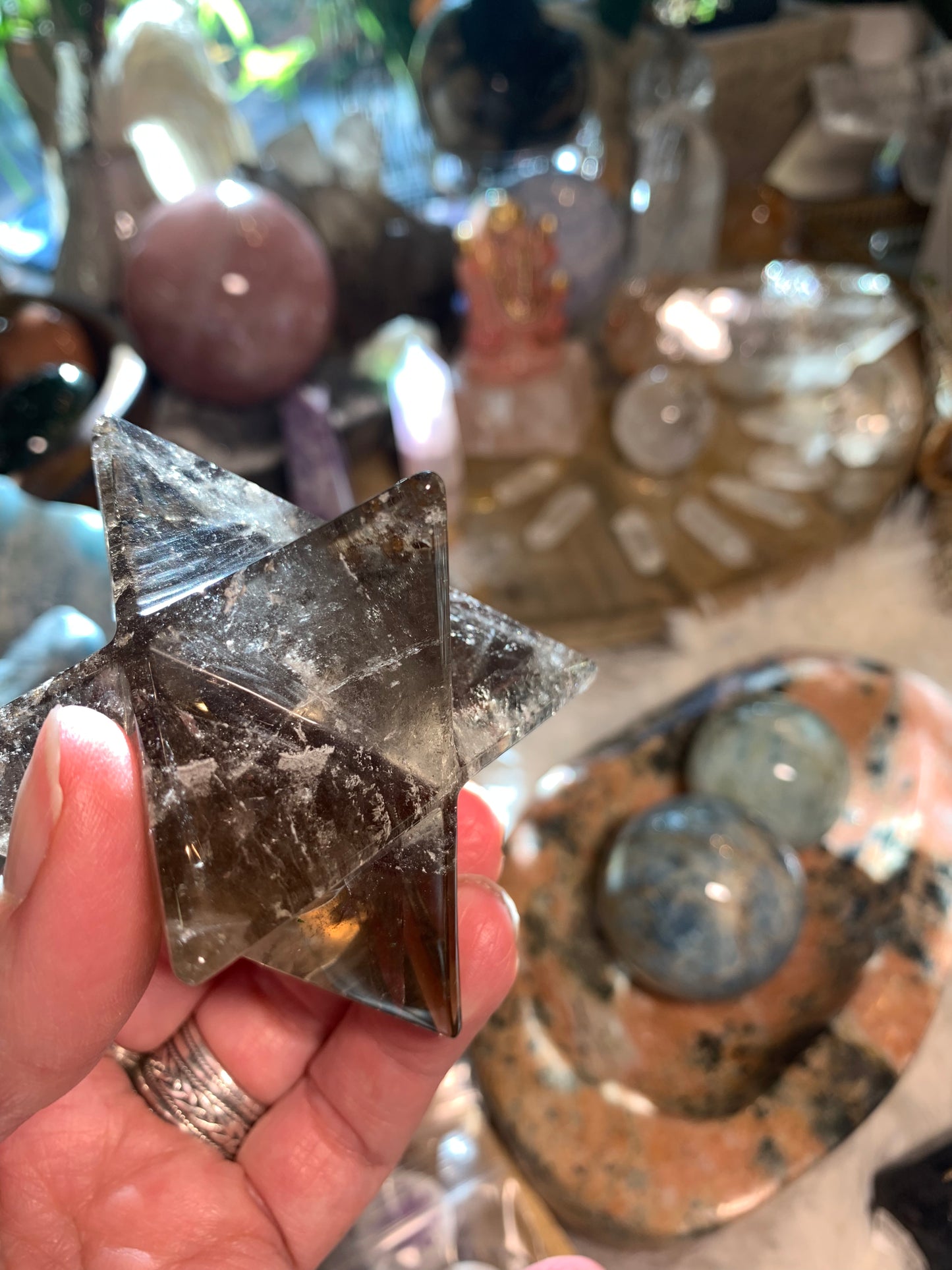 Smokey Quartz Merkaba - Brazil