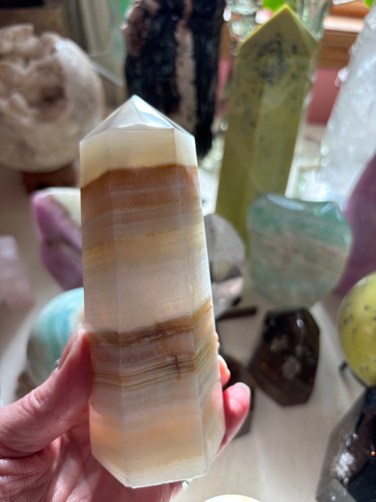Watermelon Calcite - Generator - Pakistan