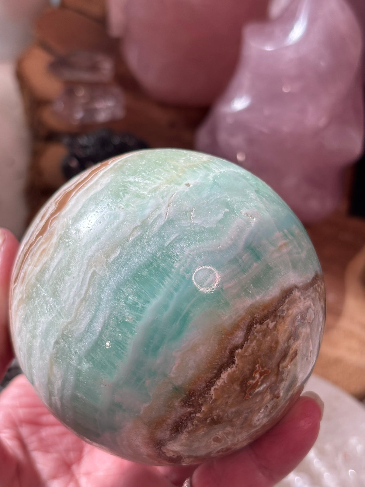 Caribbean Calcite - Sphere