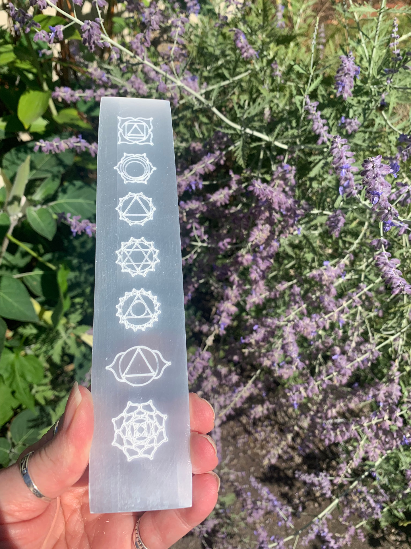 Selenite Chakra Charging Plate