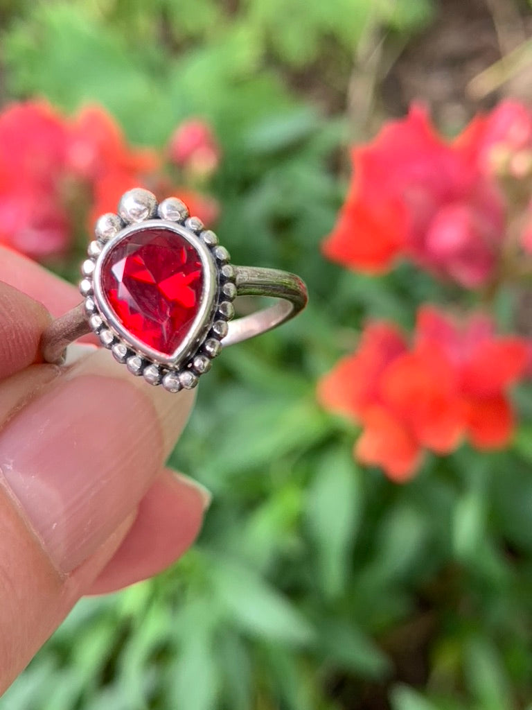 Garnet Ring size 8