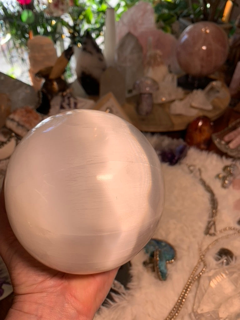 Selenite Sphere