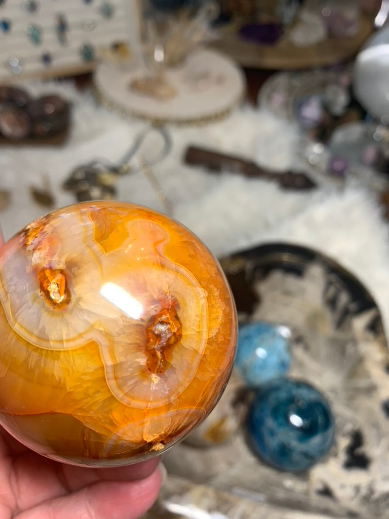 Carnelian Sphere - Madagascar