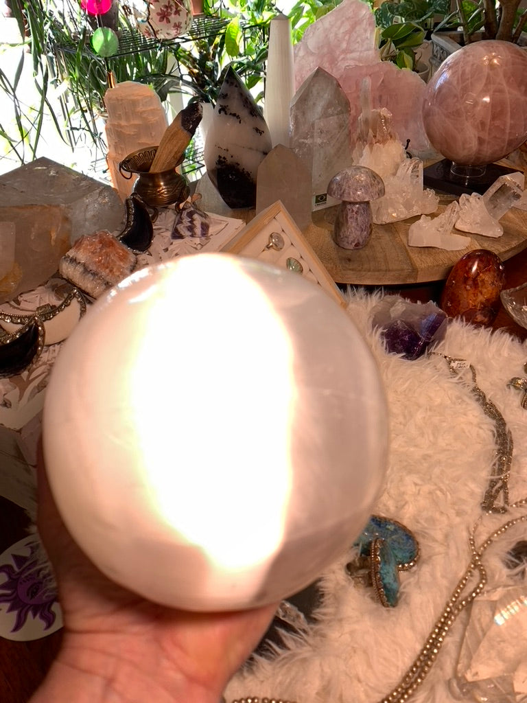 Selenite Sphere