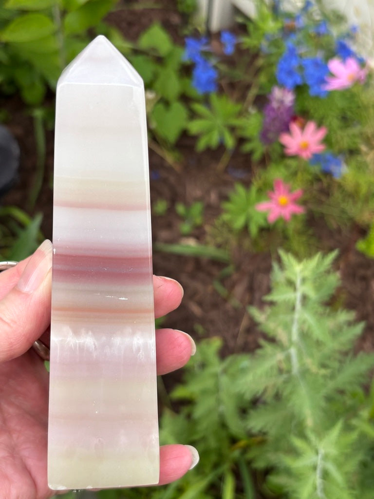 Watermelon Calcite - Tower - Pakistan