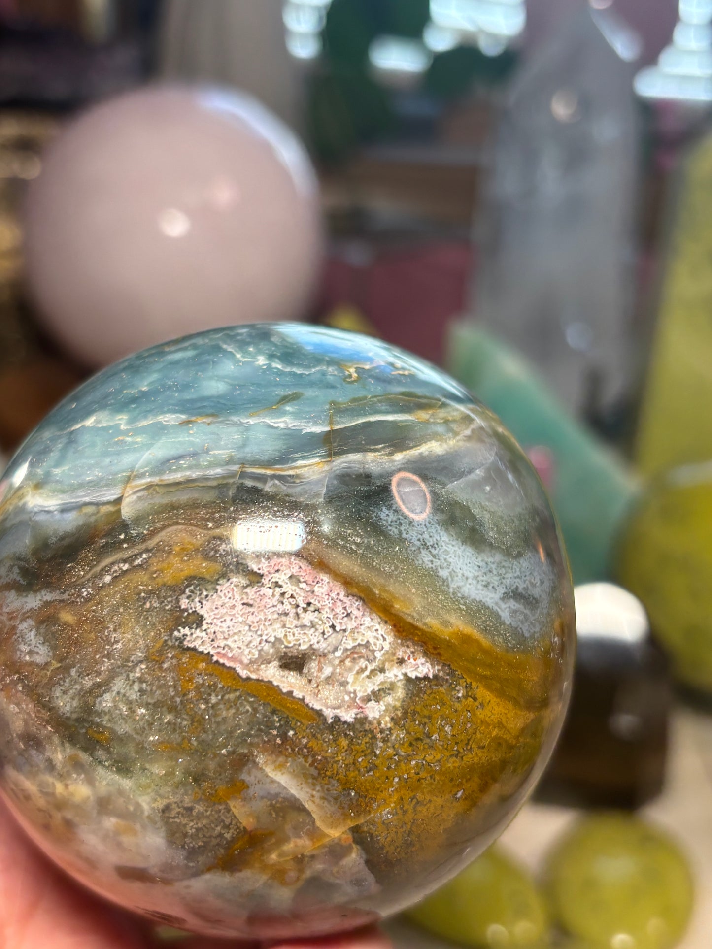 Sea Jasper Sphere - Madagascar