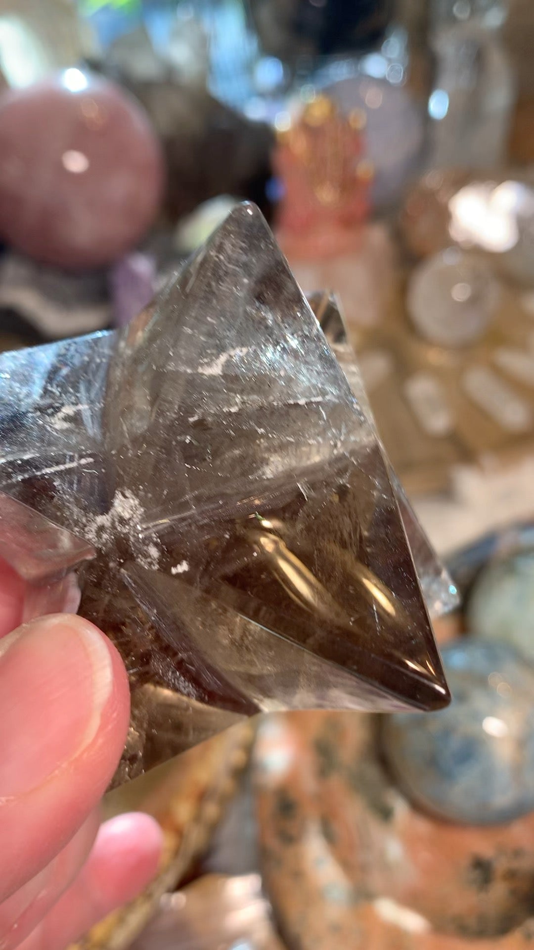 Smokey Quartz Merkaba - Brazil